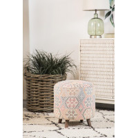 Coaster Furniture 915150 Ikat Pattern Round Accent Stool Multi-color